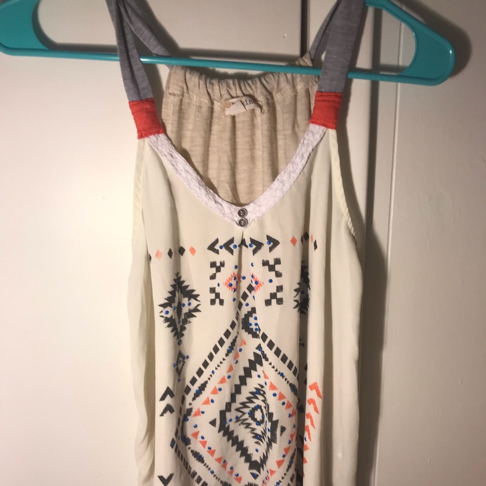 White tank top